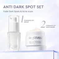 [New Combo]Glad2Glow  2In1 Anti Dark Spot Set-Yuja Symwhite 377 Dark Spot Serum+Moisturizer Facial S