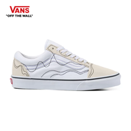 VANS Old Skool - (Stitch Warp) true white/black รองเท้า ผ้าใบ VANS ชาย หญิง