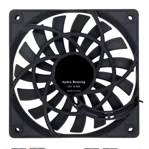Mute 120Mm 12Cm PWM Cooling Fan Slim 12Mm,New 120X120x12mm DC 12V 0.20A 1400RPM Computer PC Case Cha