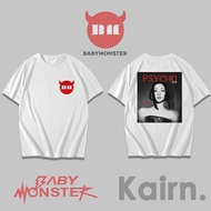 KAIRN - ASA BABYMONSTER PSYCHO T-SHIRT PSYCHO BABYMONSTER TSHIRT/ FANSMERCH/