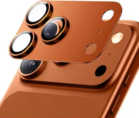 1Set Mobile Phone Metal Lens Film For iPhone 17 Pro Max Tempered Glass Film Phone Case Glass For iPh