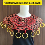 Dayak cloth lotus Kalimantan Dayak lotus necklace/ Dayak motif cloth lotus/ Dayak lotus vest/ Dayak 