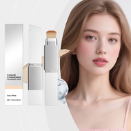 Daily New Arrival/Ivory White Two-in-One Color-Changing Foundation Stick Light Texture Moisturizing 