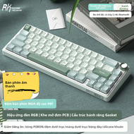 Bàn Phím Cơ RK R65 RGB Có Thể Thay Thế Mini Ba Chế Độ Không Dây Có Dây Taiwan TONE Bàn Phím Máy Tính