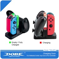 Nintendo Switch Joy-Con &amp; Pro Controller Charging Dock DOBE 3-in-1 Joy-con. Pro Controller LED Charging Dock Station For Nintendo Switch Controller 4 in 1 Joncon Charger Cradle Gamepad Charger Stand