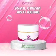 DRWskincare Snail Cream [ Pelembab Wajah Glowing, Antioksidan Lendir Bekicot, Salep Luka, Krim Irita