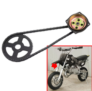 ที่มีคุณภาพสูง 49cc ระบบไดรฟ์ t8f โซ่พร้อมกล่องเกียร์เฟืองหลังสำหรับมินิกระเป๋าจักรยาน