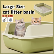 Cat Litter Box with Scoop Kitten Litter Box Large Cat Toilet Leakage Prevention Litter Box