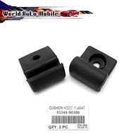 Hood Rubber Side 2 Pieces Black Toyota Land Cruiser 40 Series FJ40 FJ45 FJ47 Year 1975-1984