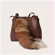 COD Fox Tail Personalized Bag Pendant, Keychain Tail Chain Keychain Gift Cute Simulation Fox Tail Ke