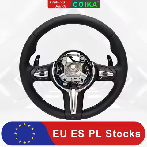 Leather Material Steering Wheel Modification For BMW M3 M5 Series F20 F30 F33 F36 F10 F07 F01 F25 F1