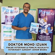 (SET RAWATAN PENUH UNTUK KUCING) PAW BOOSTER,PAW CURE DAN PAW SHIELD