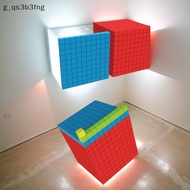 GQS Kids Math Plaything: Base Ten Blocks Set with Counting Cubes PH