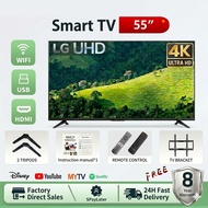 2026 LG UHD Smart TV 50 55 65inch WIFI Mytv Google Play Youtube Netflix T2 Astro Android Televisyen 