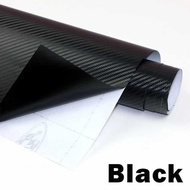 3D Car Wrap Carbon Fiber Vinyl Sticker 123x30cm - F-03