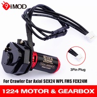 9IMOD RC 1224 Brushless Motor Outrunner 3600KV 4000KV Mini Motor 2S with Gearbox For RC Crawler Car 