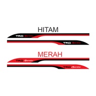 Stiker TRD Sportivo Besar Calya Ultimo Avanza Rush Hitam Putih Innova