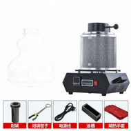 Small Laboratory Metal Melting Furnace Gold Silver Copper Aluminum Induction Furnace Metal Crucible 