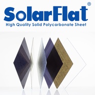 SolarFlat High Quality Solid Polycarbonate Sheet (FLAT SHEET) 4FTx8FT Polycarbonate Solid Sheet Poly