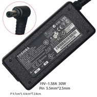 Toshiba Laptop Adapter 30W NB200 NB305 NB300 Mini NB205 NB500 NB505 19V-1.58A 5.5x2.5mm Adlts1