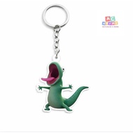 Hoppers cartoon keychain with characters Tom, Hoppers, King George, Loaf, Ellen bear