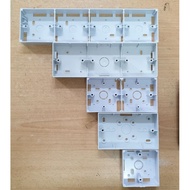 Pvc Nut Box/White Box/Kotak Putih 3x3/3x6/3x7/3x10/3x12