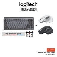 [Bundle]Logitech MX Mechanical Mini Wireless Keyboard + Logitech MX Master 3S Silent Wireless Mouse