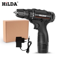 (Dikirim Dari Jakarta)bor listrik murah promo bor baterai mesin tanpa kabel Impact Drill Cordless Drill Koper 2 Baterai/bor baterai cas komplit/bor tangan listrik/bor charger 2 baterai/mesin bor listrik/bor cas/bor cas 2 baterai promo/bor tangan baterai