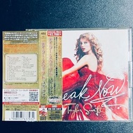 <日版初回2CD見本盤附側紙> Taylor Swift Speak Now 原版專輯 2 CD 宣傳品 promo CD