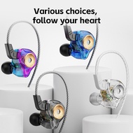 AK6 Ultra In Ear Dynamic Headphones Mobile Monitor with Mic & Wired Control for Sports Running Vario