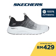 Skechers Women Sport Arch Fit 2.0 Shoes - 150055-WBK Air-Cooled, Arch Fit, Engineered Knit, Machine 