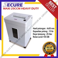 SECOND! Paper Shredder SECURE MAXI 25 CCM-Penghancur Kertas SECURE MAXI 25CCM