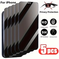 TEMU 5pcs For Iphone 11 12 13 17 Pro Max 17 Air 16e Plus Anti Spy Tempered Glass Screen Protector Fi