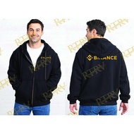 BINANCE BITCOIN CRYPTO ADULT ZIPPER HOODIE SWEATER JACKET