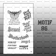 TATTOOED-Semi-permanent temporary tattoo stickers NEW 86 Series / Semi-permanent waterproof temporar