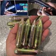 12g CO2 UnThreaded Cartridge Cartridges Gas Cycling Inflator High Pressure Refill Kit 12grams Tube M