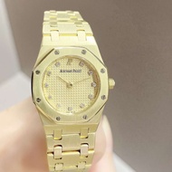 Audemars Piguet/AP Royal Oak Series 18k Gold Diamond English Women's Watch