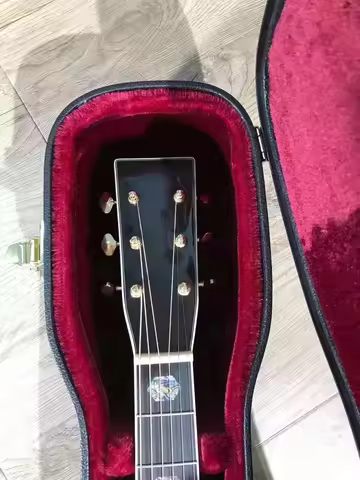 Solid Solid Wood 41 inch D45 Series Black Fingered Abalone Faced Yellow Original Soundtrack Guitar