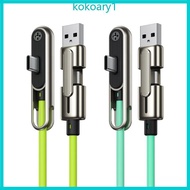 KOKO 2 in 1 240W Fast Charging Foldable Phone Holder Data Cable Fast Charging Cable