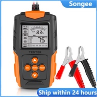 12V 24V Car Battery Tester Measurement for Car Truck Boat SUV LCD Battery Analyzer Test Tool Digital