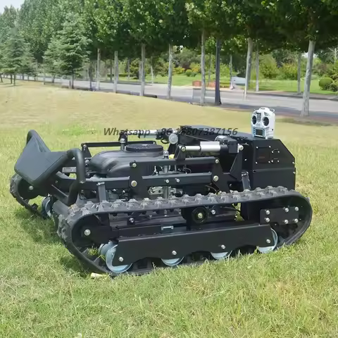 Lawn Mower Robot Garden Orchard Crawler Remote Control Slope Lawn Mower