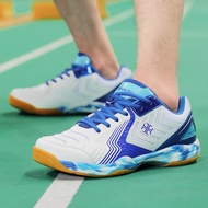 Ready Stock New Style Professional Badminton Shoes Wear-Resistant Tennis Shoes Anti-Slip Table Tennis Shoes Badminton Competition Shoes Badminton Table Training Shoes Lightweight Sports Shoes Comfortable Walking Shoes S