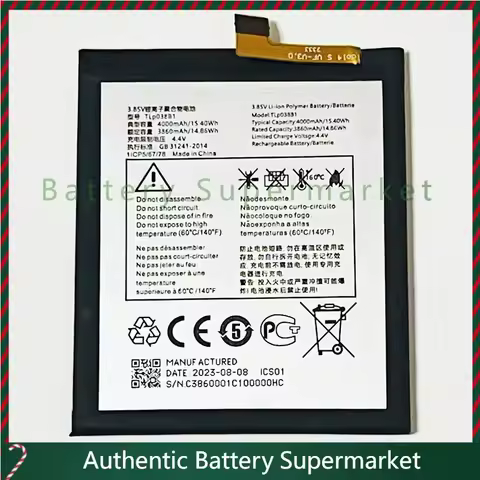 For Motion, BBD100-1, BBD100-2, BBD100-3, BBD100-5, BBD100-6, 3.85V 4000mAh TLp038B1 Battery