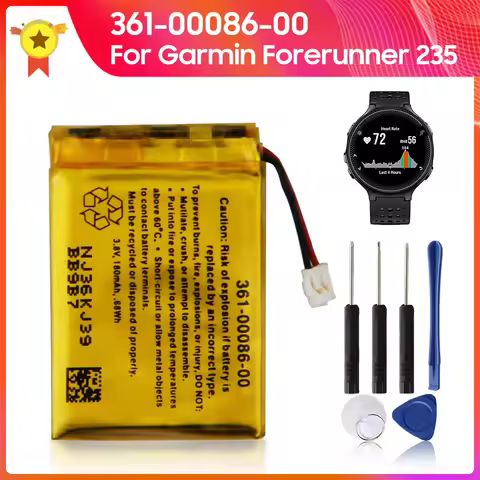 Production in 2025 Replacement Battery 361-00086-10 361-00086-00 For Garmin Vivoactive 4 Forerunner 