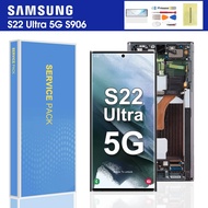 AMOLED For Samsung Galaxy S22 Ultra 5G LCD Display Touch Screen With Frame Replacement SM-S908B, SM-