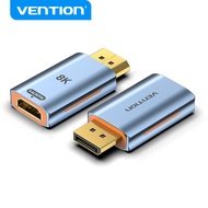 Vention DP to HDMI Adapter HD 8K 60Hz Gold HDR Plated DisplayPort Male to HDMI Female Converter for 