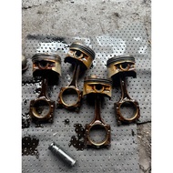 Proton Wira / Satria 1.6 1.8 4G92 4G93 SOHC Engine Piston Complete Conrod Used Original 1PC