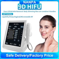 Ultrasound 9D HIFU Machine for Skin Tightening Body Face Lifting Wrinkle Removal Anti Aging Therapy 12 Lines Skincare Beauty Spa Salon Equipment