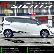 Totota Sienta Car Door Cutting Sticker Staylist