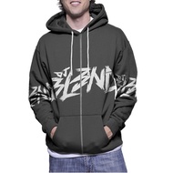 Fullprint Blend House Cool Techno Dublin Polyester Jersey Hoodie Jacket [Hoodie with Zipper] Fullpri